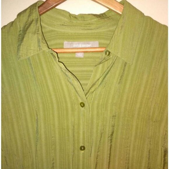 croft & barrow Tops - Croft & Barrow shimmery green blouse